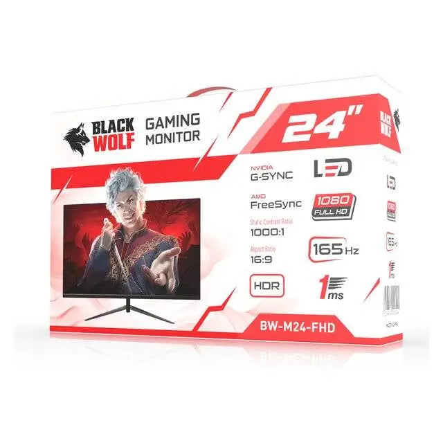 Black Wolf: Gaming Monitor 24" Full HD (New Model) - المتحدة للألكترونيات