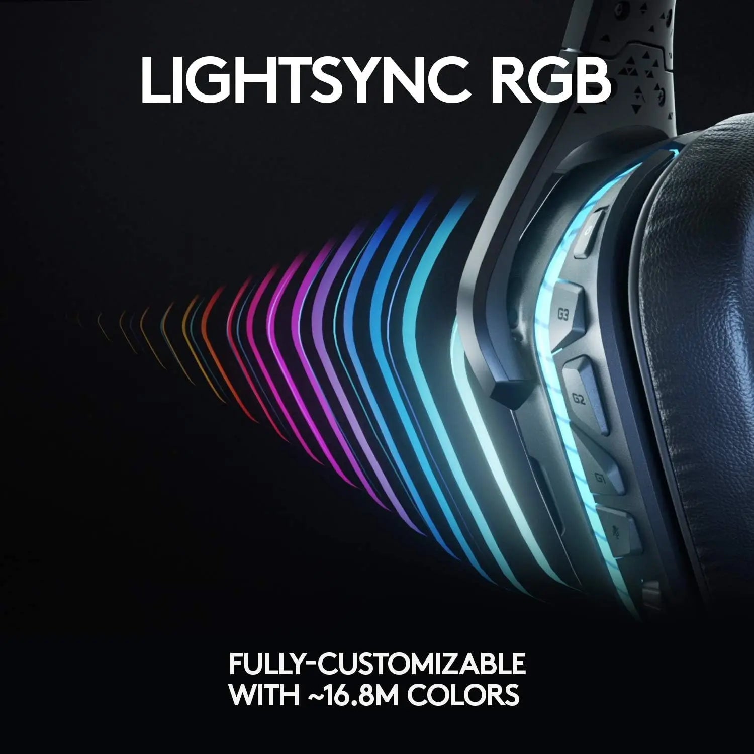 Logitech G635 DTS, X 7.1 Surround Sound LIGHTSYNC RGB PC Gaming سماعات كيمنك لوجتك - المتحدة للألكترونيات