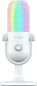 Razer Seiren V3 Chroma RGB USB Microphone – Supercardioid Condenser Mic, Tap-to-Mute Sensor, Stream-Reactive Chroma RGB, 96kHz/24-bit