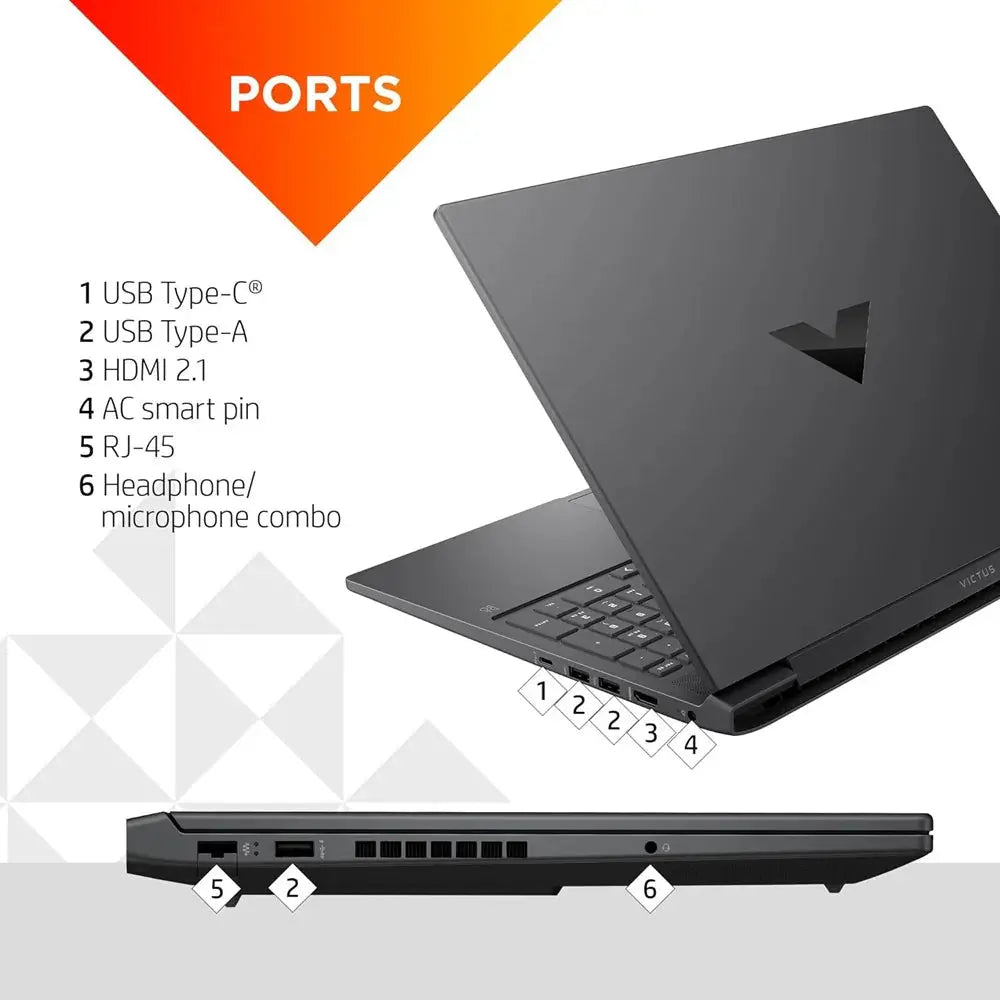 HP Victus 16-R0085CL, Intel Core i7-13700H, RAM 16GB, SSD 1TB NVMe, NVIDIA RTX 4070 8GB, 16.1 FHD IPS 144Hz, Mica Silver - المتحدة للألكترونيات