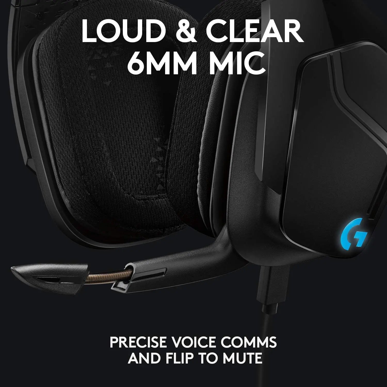 Logitech G635 DTS, X 7.1 Surround Sound LIGHTSYNC RGB PC Gaming سماعات كيمنك لوجتك - المتحدة للألكترونيات