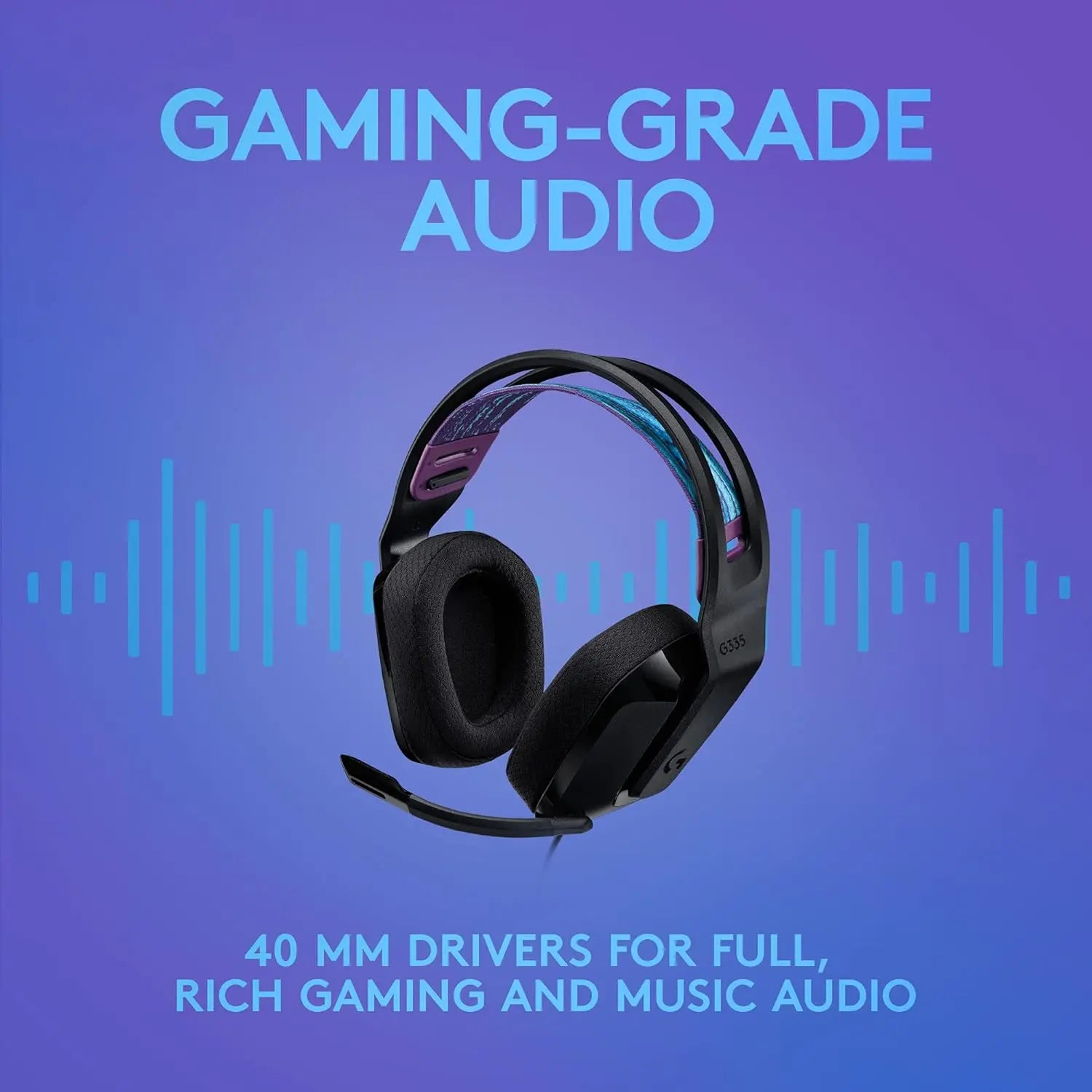 Logitech G335 Wired Gaming Headset سماعات كيمنك لوجتك - المتحدة للألكترونيات