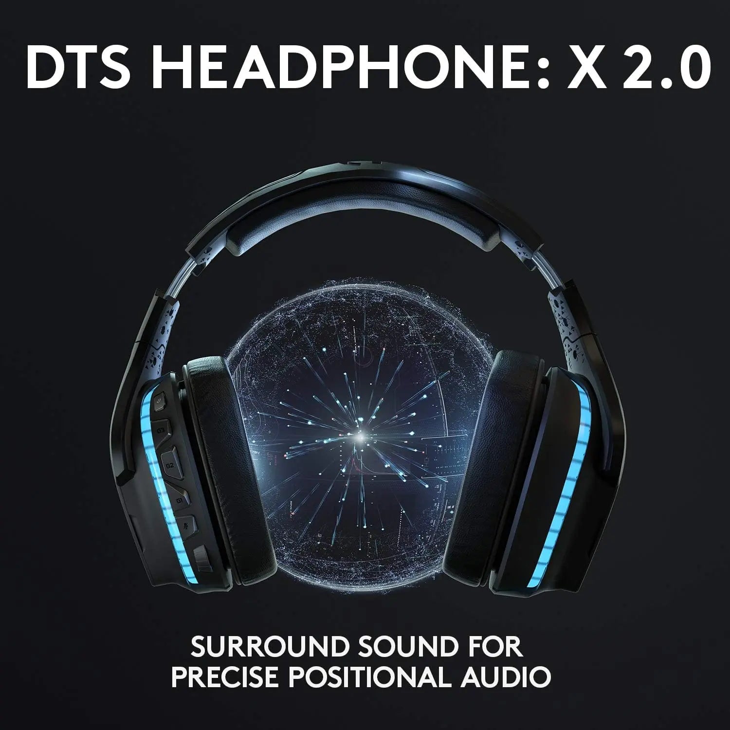 Logitech G635 DTS, X 7.1 Surround Sound LIGHTSYNC RGB PC Gaming سماعات كيمنك لوجتك - المتحدة للألكترونيات