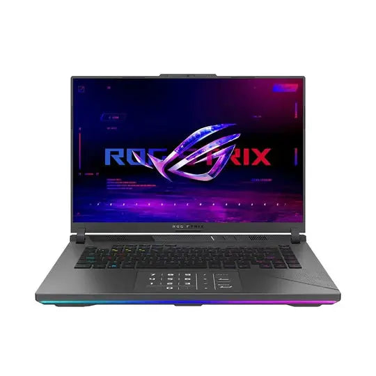 ASUS ROG Strix SCAR G16 G614JZR-N4056 (2024), Intel Core i9-14900HX, RAM 32GB, 1TB SSD NVMe, NVIDIA RTX 4080 12GB, 16.0 2.5K QHD WQXGA 240Hz IPS, GRAY - المتحدة للألكترونيات