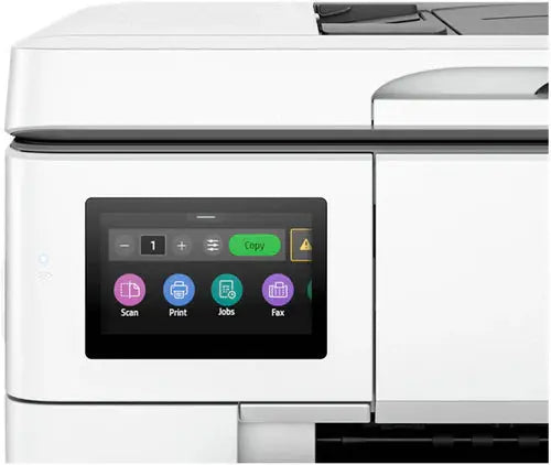 HP OfficeJet Pro 9730 Wide Format All-in-One Printer, Print, Copy, Scan, Up to 34 ppm Print Speed, Automatic Duplex Printing, Up to 4800x1200 Optimized dpi 1200x1200 Rendered dpi, White  المتحدة للألكترونيات