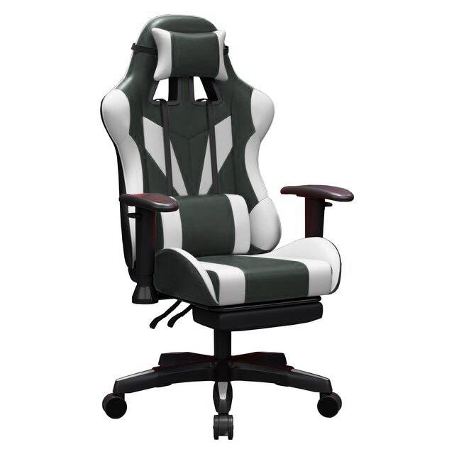 Raptor RGC-100 Gaming Chair (Green & White)