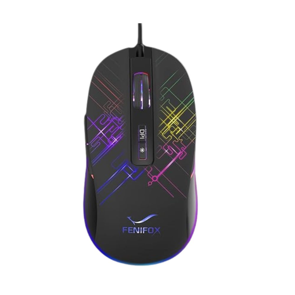 FENIFOX GM001 RGB WiRED GAMiNG MOUSE BLACK
