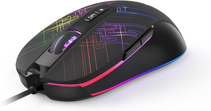 FENIFOX GM001 RGB WiRED GAMiNG MOUSE BLACK