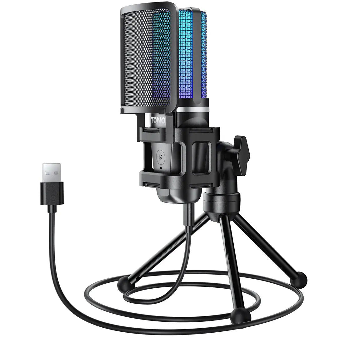 TONOR TC-777 PRO RGB USB Condenser Microphone المتحدة للألكترونيات