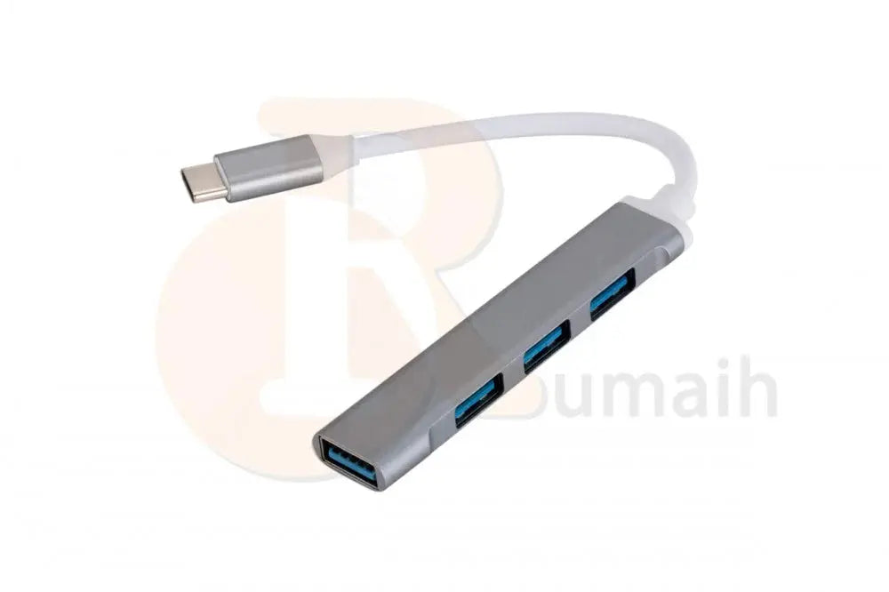 TYPE-C USB-C 2.0 TO 4 Port HUB C-809 المتحدة للألكترونيات