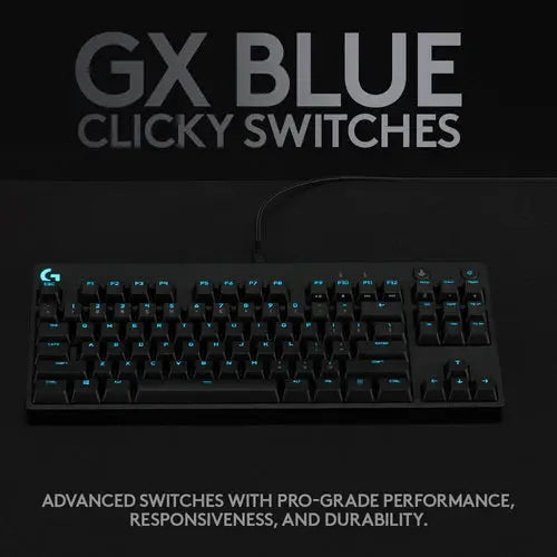 Logitech G Pro Mechanical Keyboard (GX Blues) - المتحدة للألكترونيات