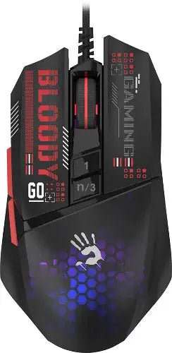 Bloody W60 Mini Max LIGHTWEIGHT RGB GAMING MOUSE المتحدة للألكترونيات