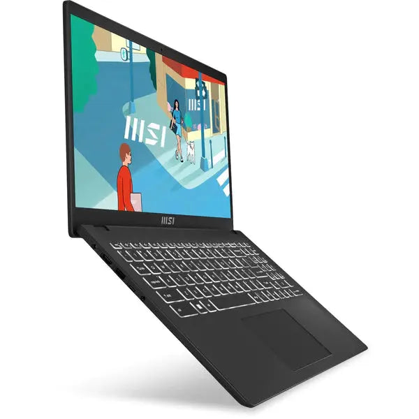 MSI MODERN 15 H B13M-069XAE 15.6" Laptop - Core i7-13620H - 16GB RAM - 512GB SSD - Shared - DOS (Classic Black) لابتوب ام اس اي - المتحدة للألكترونيات