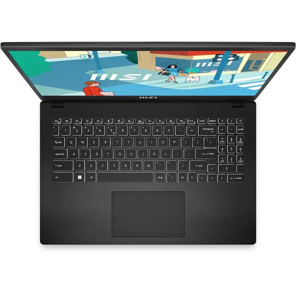 MSI MODERN 15 H B13M-069XAE 15.6" Laptop - Core i7-13620H - 16GB RAM - 512GB SSD - Shared - DOS (Classic Black) لابتوب ام اس اي - المتحدة للألكترونيات