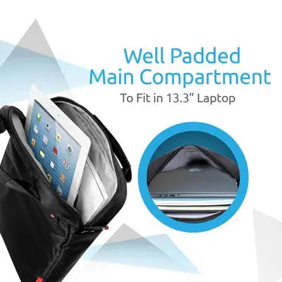 Promate 13.3" Rebel Laptop Messenger Bag المتحدة للألكترونيات