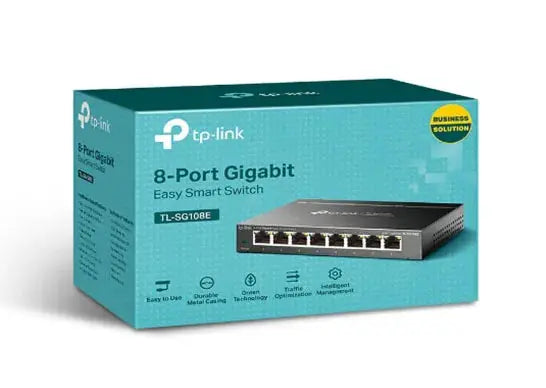Tp link TL-SG108E Management Switch 8 Port Gigabit- سويج الادارة عبر تطبيق - المتحدة للألكترونيات