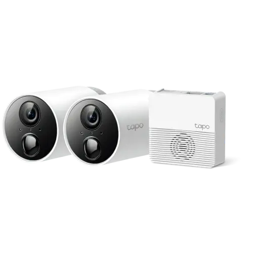 Tapo C400S2 Smart Wire-Free Security Camera System, 2-Camera System كامرات سستم تابو - المتحدة للألكترونيات