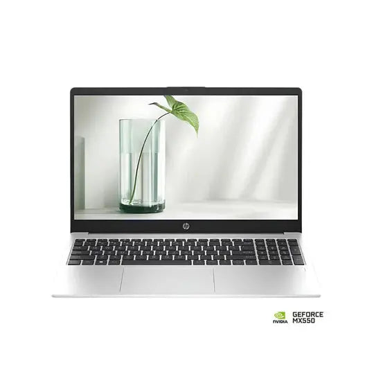 HP 250 G10 8aa544fa Notebook, Intel Core i7-1355U 13th Gen, RAM 16GB (8x2), 512GB SSD NVMe, MX550 2GB dedicated, 15.6 FHD, Silver  المتحدة للألكترونيات