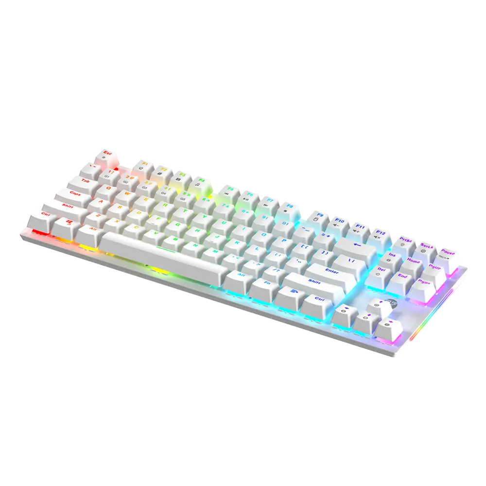 Fantech Maxfit87 Rgb Mechanical Keyboard - Mk856 White كيبورد فانتك ميكانيكي - المتحدة للألكترونيات