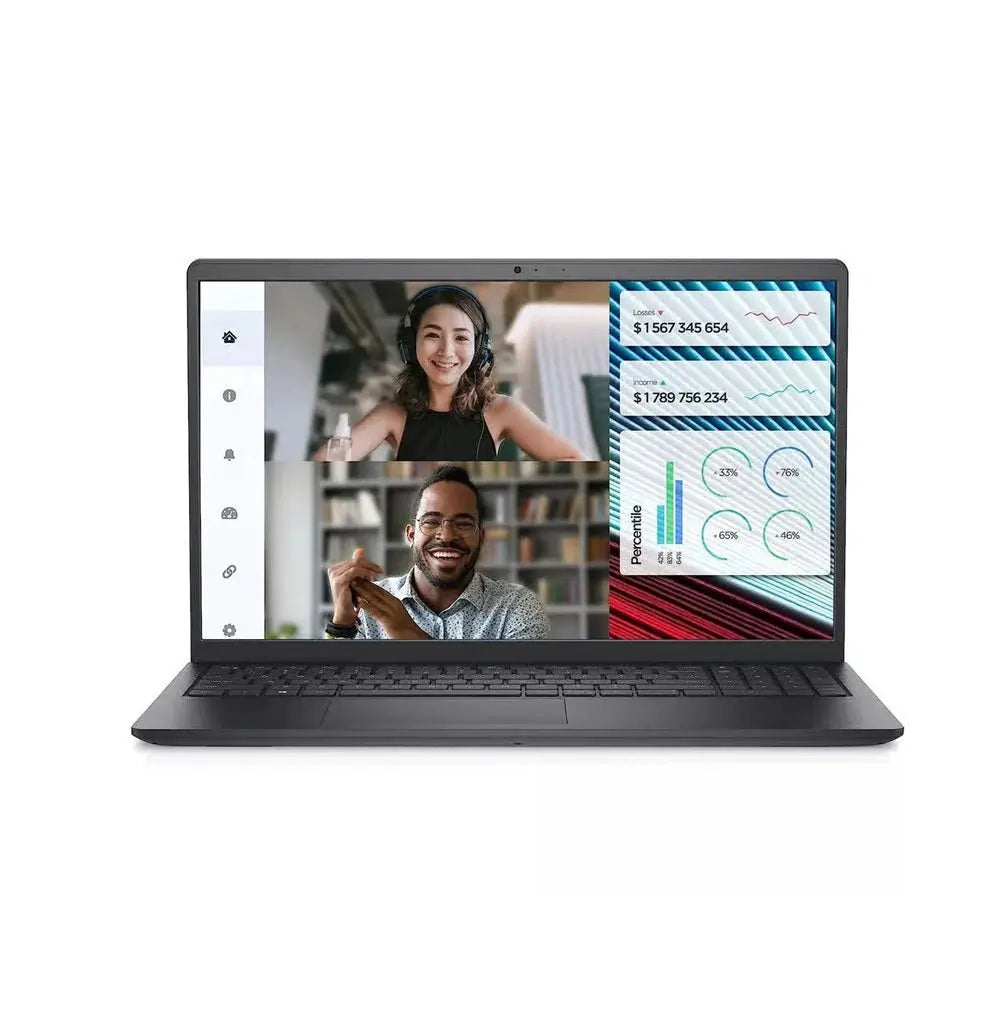 Dell Vostro 15 3520, Intel Core i7-1255U -12 Gen, RAM 16GB (8*2), 512GB SSD, NVIDIA MX 550 2GB, 15.6 FHD 120Hz, BLACK - المتحدة للألكترونيات