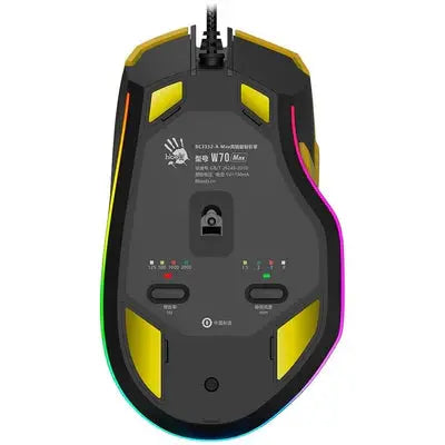 Bloody W70 Max RGB Gaming Mouse - 10000 CPI المتحدة للألكترونيات