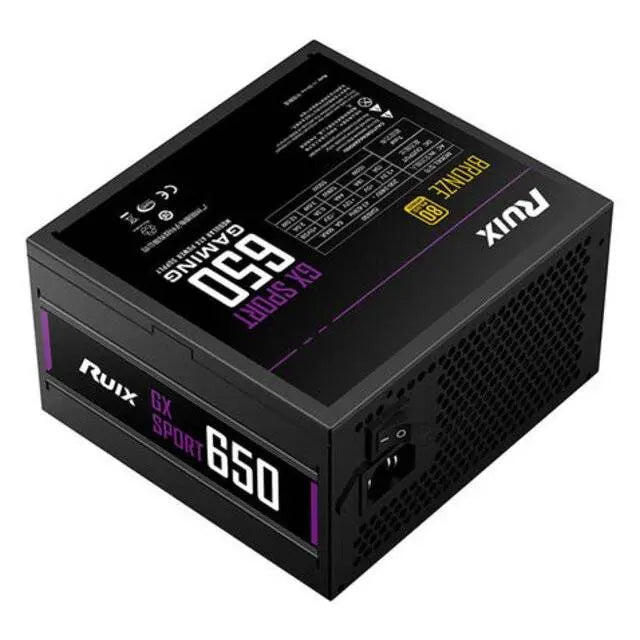Ruix GX 650W 80+ Bronze PSU  المتحدة للألكترونيات