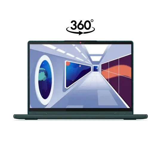 Lenovo Yoga 6 13ABR8 - 45AX, Ryzen 7 7730U, RAM 16GB, 512GB SSD, AMD Radeon, 13.3 WUXGA IPS Touch x360, Dark Teal  المتحدة للألكترونيات