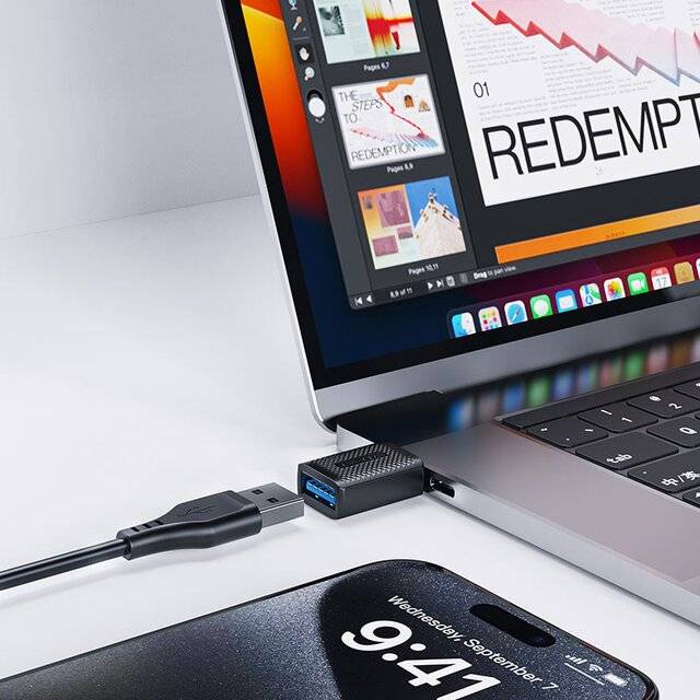AceFast J1 USB-A to USB-C Adapter