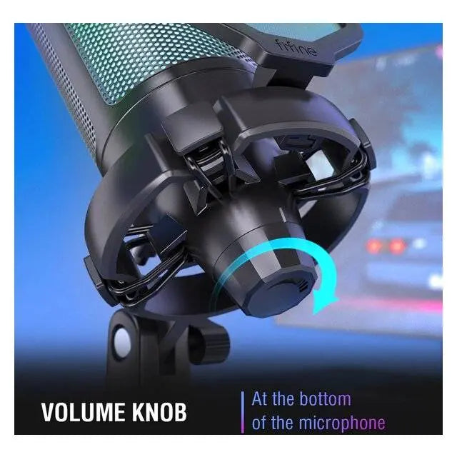 FIFINE AmpliGame A6 RGB USB Mic مايك المتحدة للألكترونيات