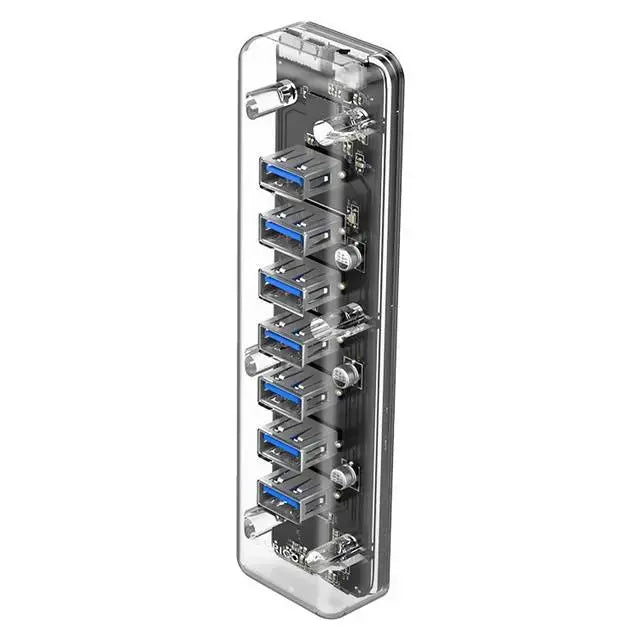 ORICO F7U-U3 7-Port USB 3.0 Transparenter Hub - المتحدة للألكترونيات