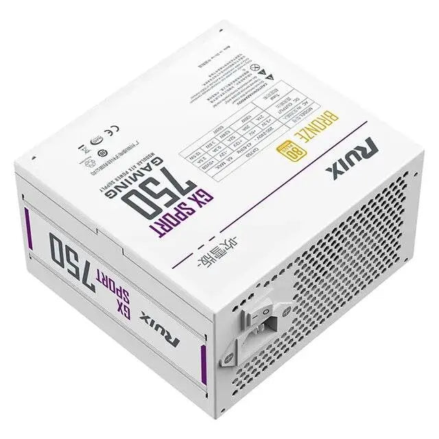 Ruix GX 750W 80 Plus Bronze PSU (White)  المتحدة للألكترونيات