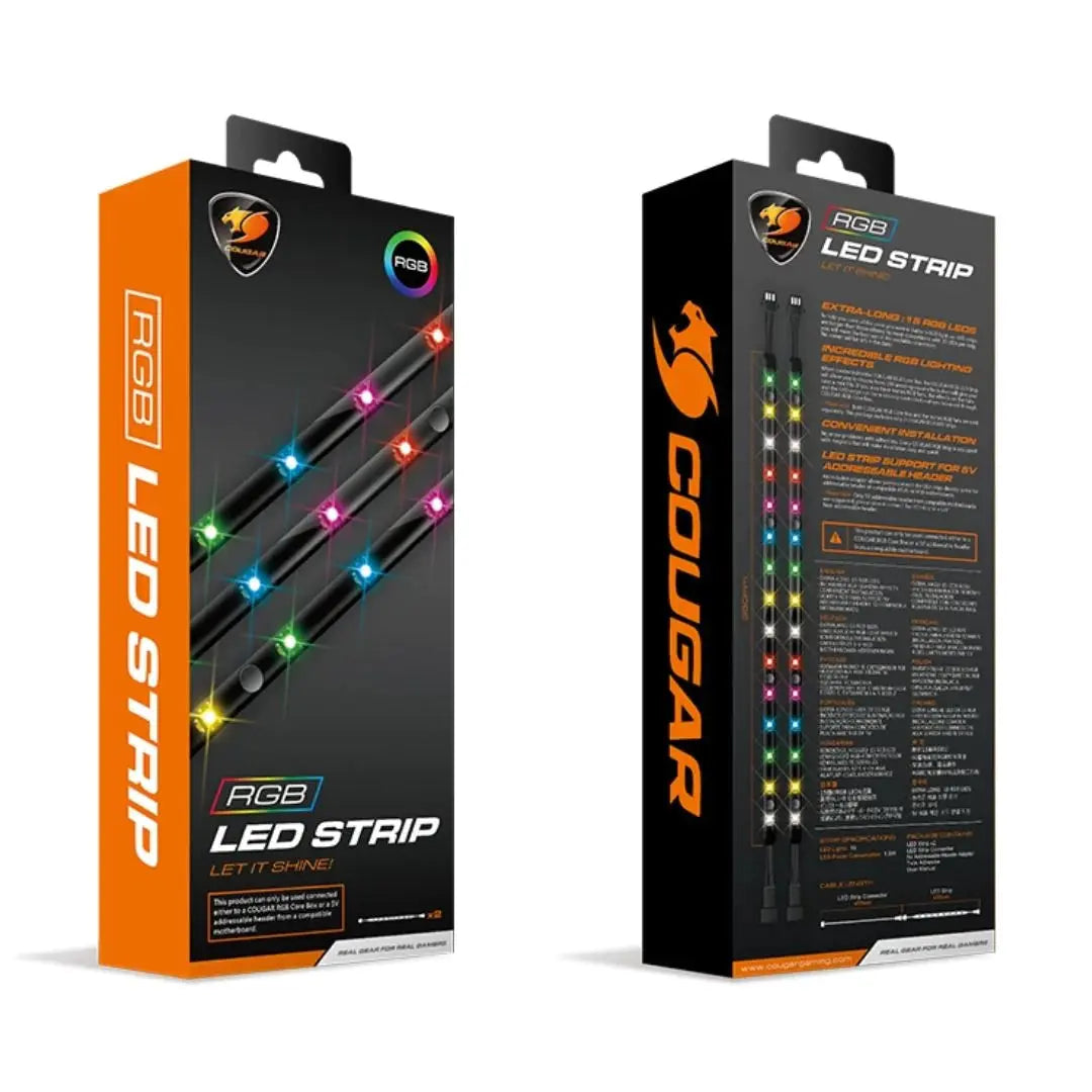 Cougar RGB LED Strip نشرة ملونة ار جي بي  المتحدة للألكترونيات
