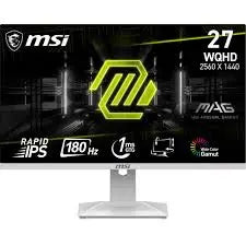 شاشة MSI MAG 274QRFW 180Hz 1ms مقاس 27 بوصة أبيض المتحدة للألكترونيات