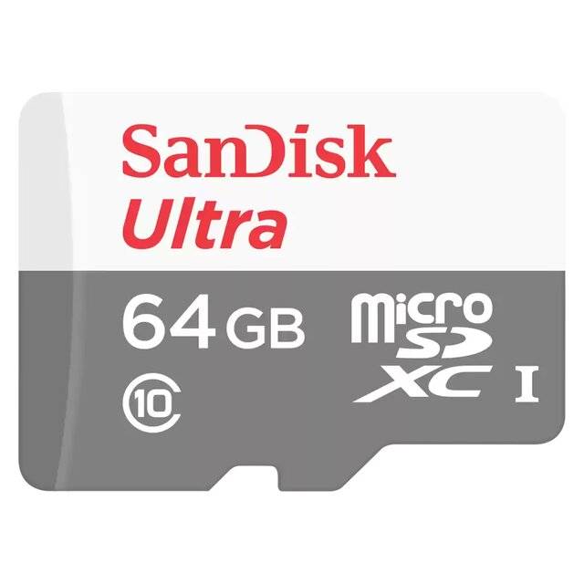 SanDisk 64GB Ultra Micro SD 100MB/s Class 10 UHS-I