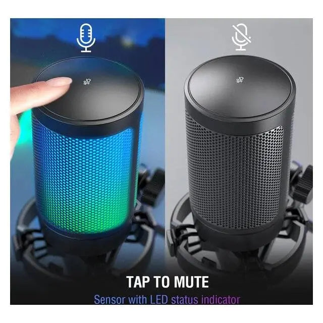 FIFINE AmpliGame A6 RGB USB Mic مايك  المتحدة للألكترونيات