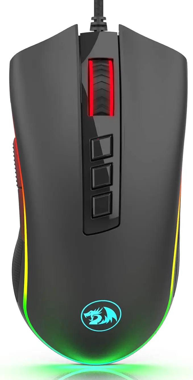 Redragon COBRA M711-FPS Flawless sensor, LK Optical Switch , 24000DPI Gaming Mouse, 16.8 Million RGB backlight المتحدة للألكترونيات