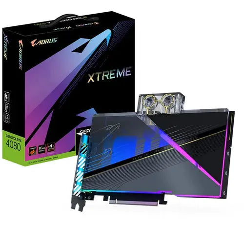 GIGABYTE AORUS GeForce RTX 4080 16GB XTREME WATERFORCE WB Graphics Card - المتحدة للألكترونيات