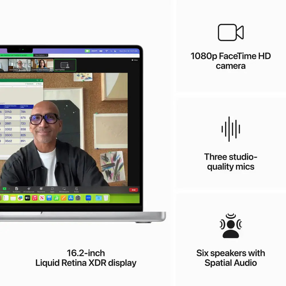 Apple 16" MacBook Pro M3 Pro - 12‑core CPU - 18GB RAM - 512GB SSD - 18‑core GPU  المتحدة للألكترونيات