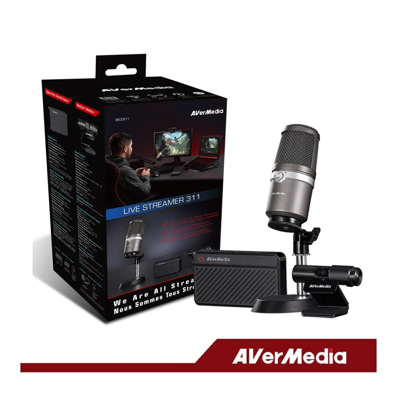 AVerMedia Live Streamer 311 STREAM TOOLS اداوت البث  المتحدة للألكترونيات