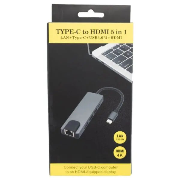 TYPE-C to HDTV 5 in 1  المتحدة للألكترونيات