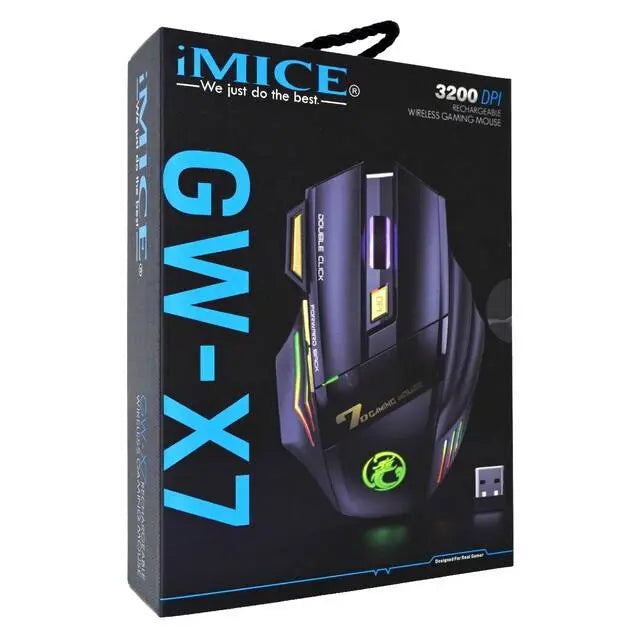 iMice GW-X7 RGB Gaming Mouse - المتحدة للألكترونيات