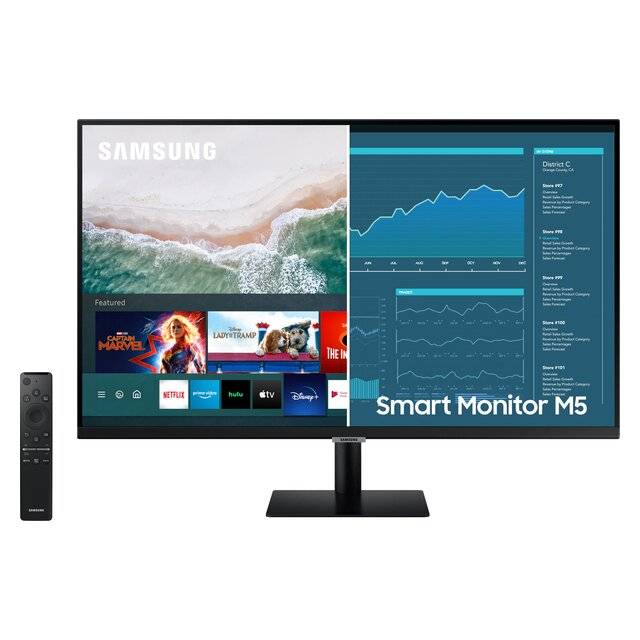 Samsung 27" M50A Smart Monitor with Streaming TV