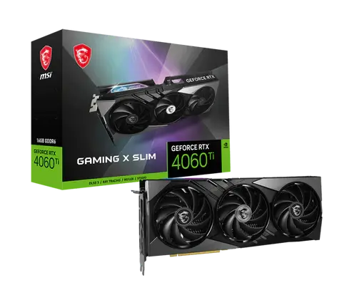 MSI GeForce RTX 4060 Ti GAMING X SLIM 16GB Graphics Card - المتحدة للألكترونيات