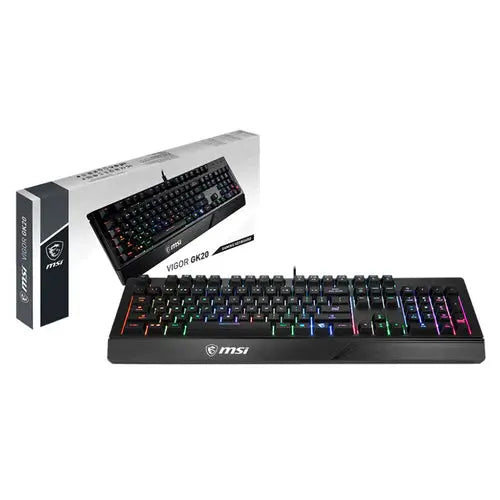 MSI Vigor GK20 Gaming Keyboard - Arabic  كيبورد ام اس اي - المتحدة للألكترونيات