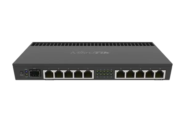 MikroTik RouterBOARD 10x Gigabit Ports 4-Core - 1GB RAM (RouterOS Level 5) راوتر مايكروتك - المتحدة للألكترونيات