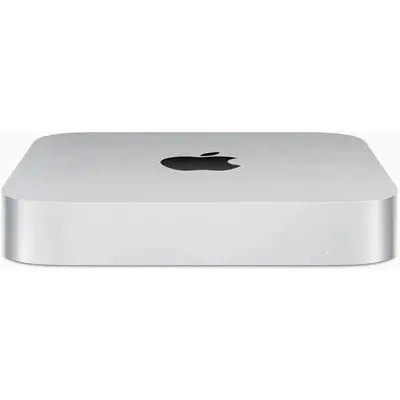 كمبيوتر مكتبي Apple Mac mini مزود بشريحة Apple M2 مع وحدة معالجة مركزية 8 نواة ووحدة معالجة رسومات 10 نواة وذاكرة تخزين SSD سعة 8 جيجابايت و512 جيجابايت وشبكة جيجابت إيثرنت. يعمل مع  المتحدة للألكترونيات