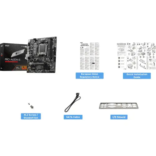 MSI PRO A620M-E Micro-ATX AM5 Motherboard - المتحدة للألكترونيات