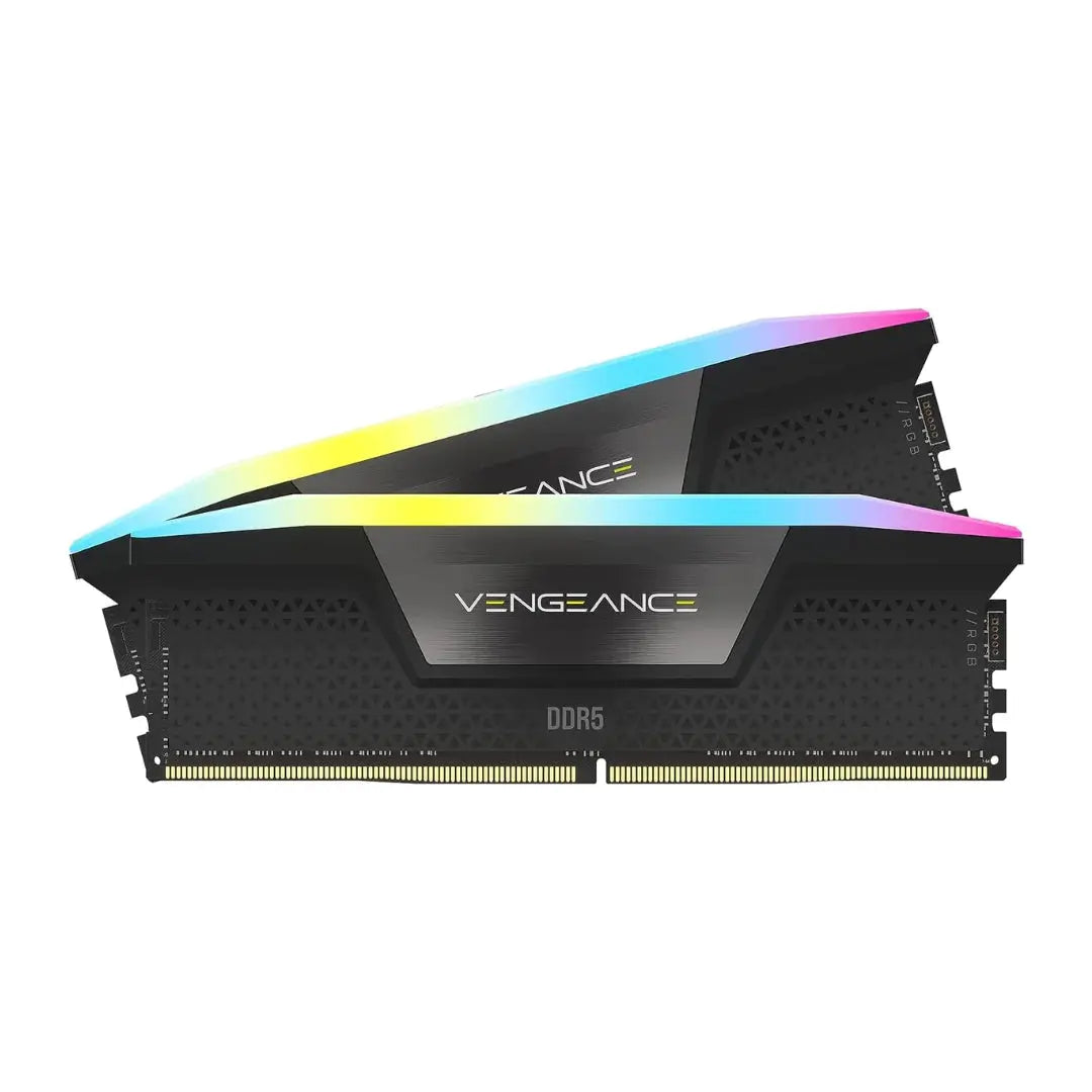 CORSAIR VENGEANCE RGB DDR5 32GB (2x16GB) 7200MHz CL34 رام ديدار5 - المتحدة للألكترونيات