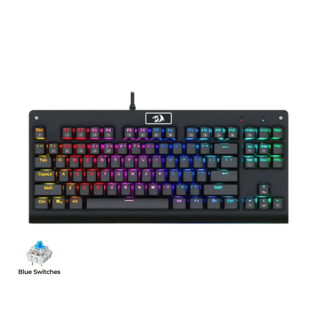 Redragon K568 RGB DARK AVENGER Mechanical Gaming Keyboard 87 Keys كيبورد ريدراكون  المتحدة للألكترونيات