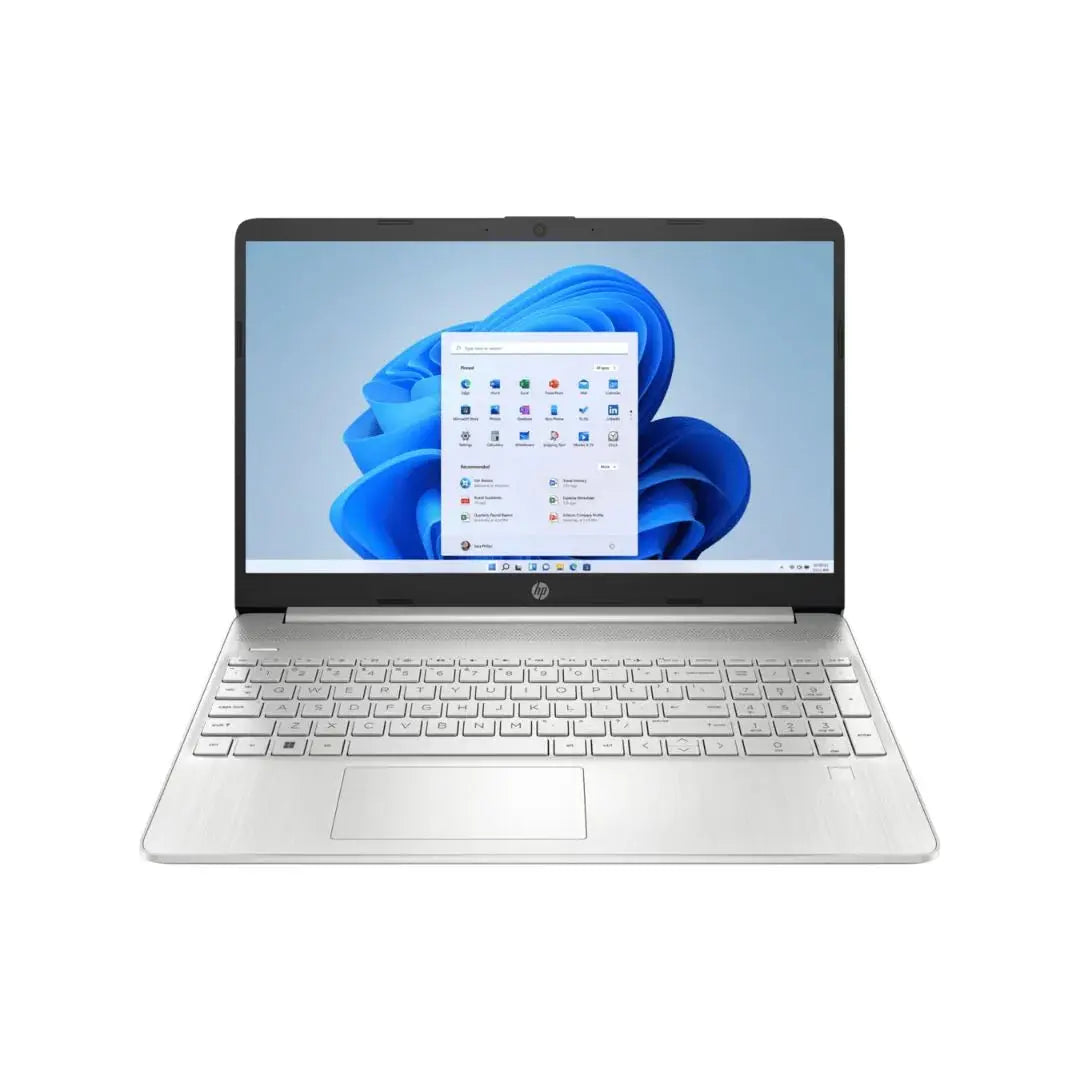 HP 15s-FQ2653TU, Core i7-1165G7, RAM 8GB, 512GB SSD, Intel Iris Xe, 15.6 IPS FHD, Silver - المتحدة للألكترونيات